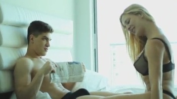 Amateur Gf With Amazing Cleavage Blows Her Boyfriend In Pov