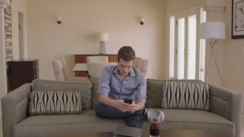 Anonymous Chick Rubbing Clit Shaved Pussy