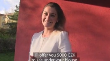 Appetizing Beauty On Her Knees Sucking A Huge Stiff Cock