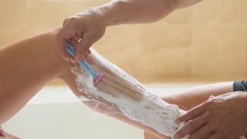 Appetizing Brunette In Intense Pleasure Getting Her Muff Slammed