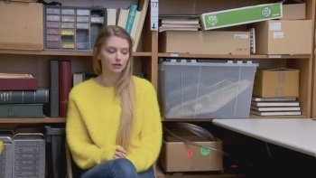 Bambi Gets Double Dicked At The Office