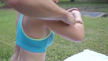 Big Ass Milf Eva Notty Laughs While Tickled On Feet And Body