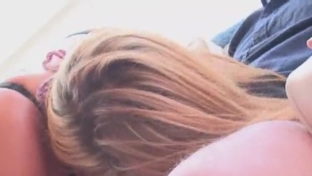 Blond Tresses, Green Eyes And A Generous Mouth Framed In Shades Of Delicate Pink