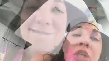 Blonde Chick Fuck Sexy Brunette With Strapon - Foot Fetish & Facesitting