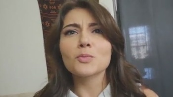 Blonde Teen Shoves A Huge Dick In Her Mouth And Gives Blow Job