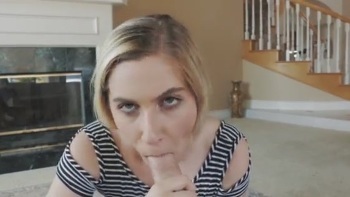 Blonde With Big Tits Made To Suck Cock Until Exhaustion