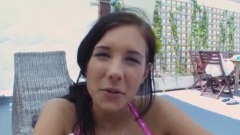 Christine Wanted Money For Shopping So She Paid Rent With Her Pussy.