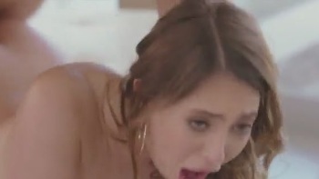 First Squirt Pink Pussy Gives Juice Early In The Morning With Big Tits