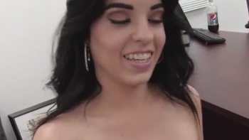 Girl With Squishy Boobs Gets Hot Oral Creampie - Miniblondie