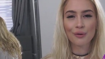 His Cock Skewing Her In The Garden Makes Her Scream