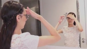 Hot Pornstar Latina Gobbling And Riding A Big Cock