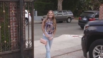 I Was Trolling The Rich Part Of Town With My Petite Little Lady Carmen, Looking For A New Place To Fuck!