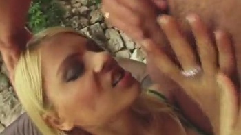 Ivana Sugar Gives A Handjob By The Pool