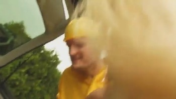 Kami Andrews Has A Stiff Dick In Both Holes While Watched By A Voyeur