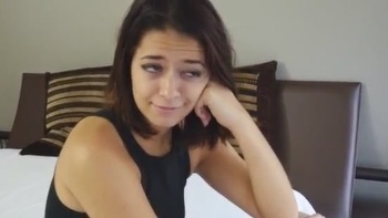 Milf Squirts Stud’S Creampie Out On Bed Before Video Calling Her Husband