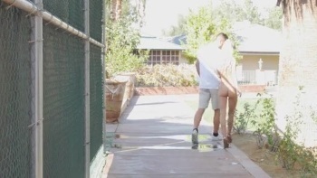 Sex With A Cute Femboy In Rainbow Clothes