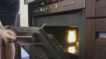 Sexy Brunette In Stockings Takes Hard Cock In Ass During Audition