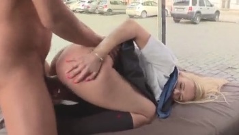 She Turns And Wiggles In Bed, Bending Knees And Lifting Bubble Booty