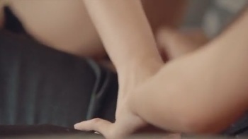 Sneaky Couple Fucks Hardcore On Balcony As She Sucks His Large Cock