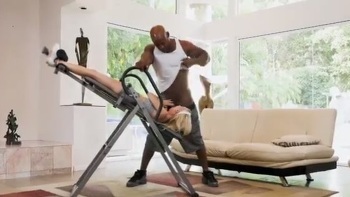 Succulent Honey In Intense Pleasure Getting Her Twat Slammed Good