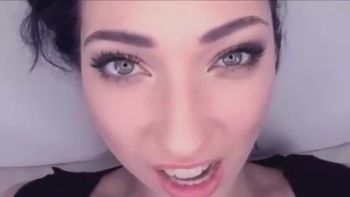 Sweetheart With A Big Smile Strips Erotically And Teases