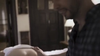 Threesome With Two Young School Girls Sharing A Massive Cock