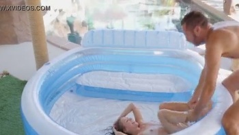 Tutor In Ripped Yoga Pants Fucks Horny Stud